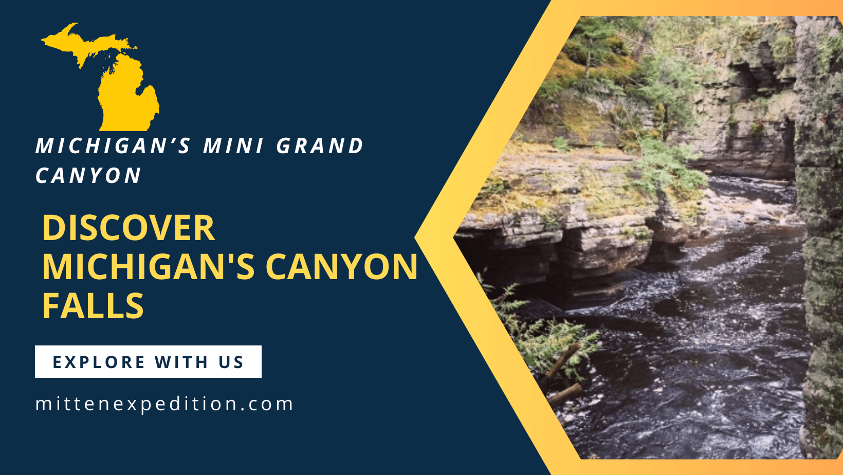 Discover Michigan's Canyon Falls